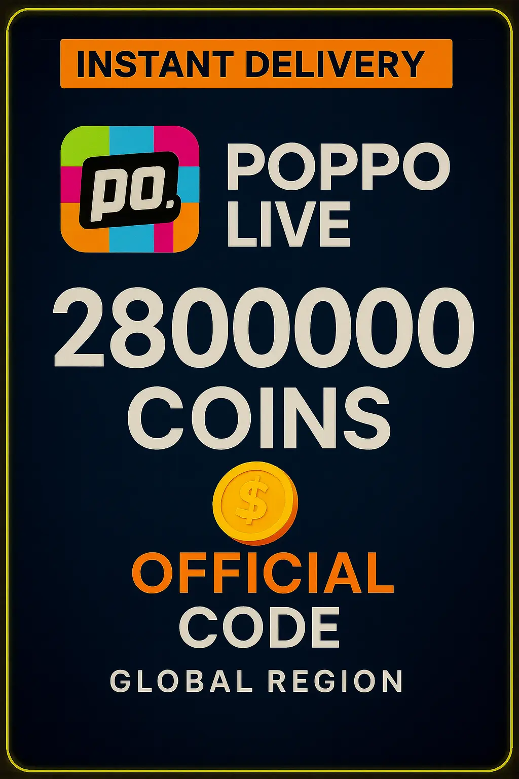 Poppo Live - 2800000 Pièces Poppo Live - 2800000 Pièces