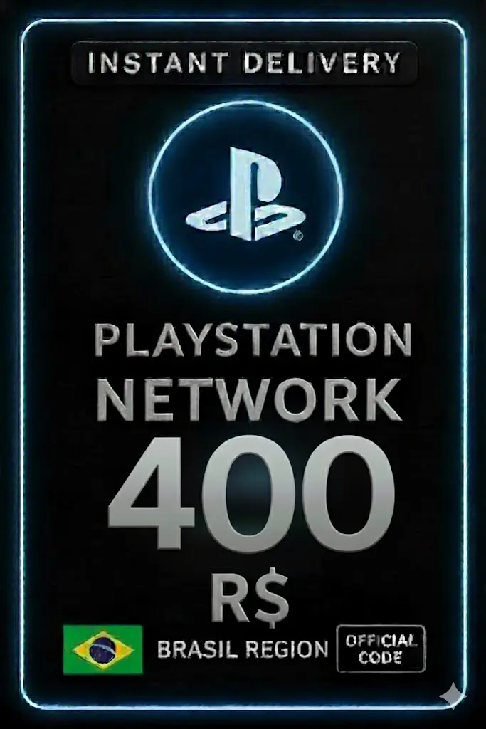 Playstation PSN Card BR - R$400 Playstation PSN Card BR - R$400