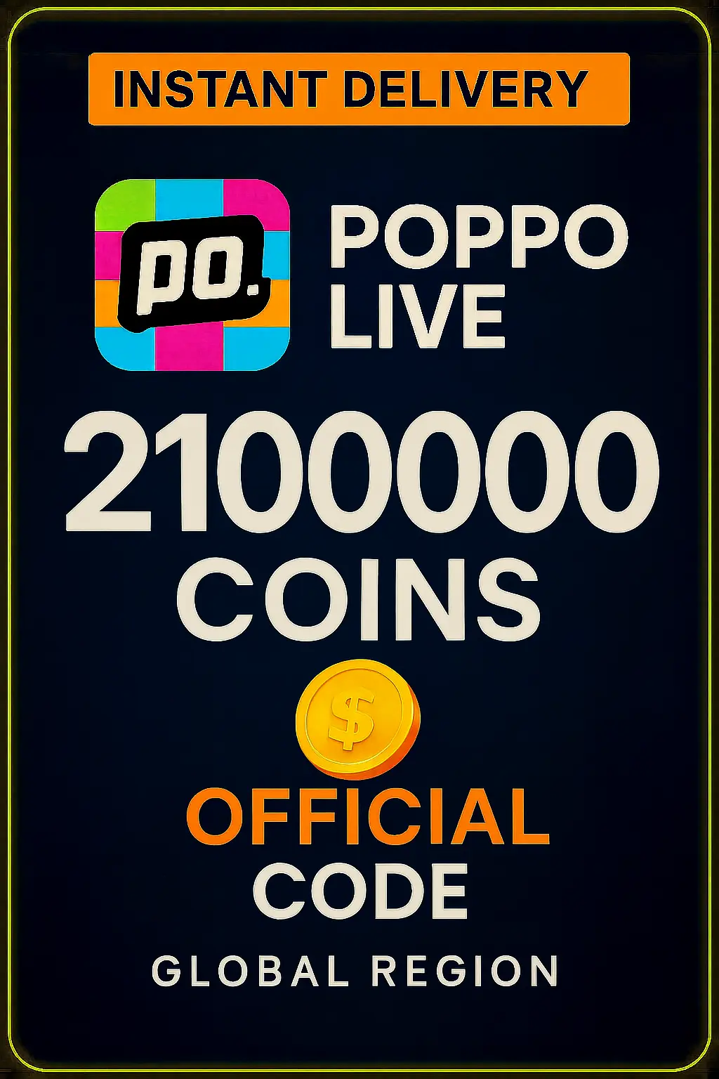 Poppo Live - 2100000 pièces Poppo Live - 2100000 pièces