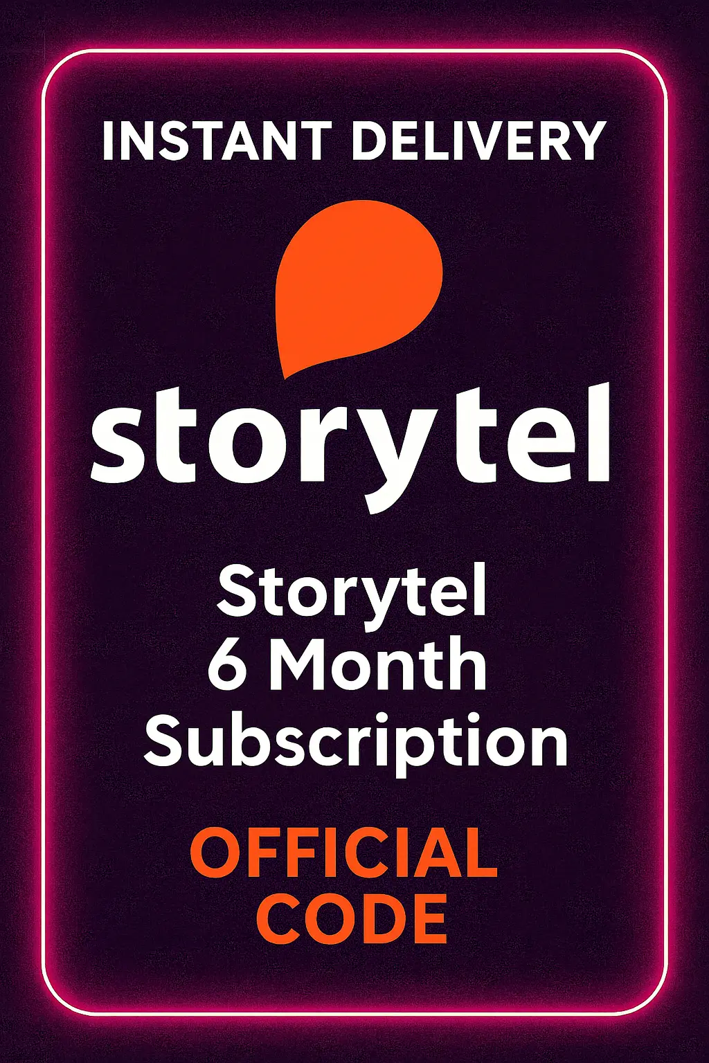 Storytel 6 kuukauden tilaus | Jordan - (Levant) Storytel 6 kuukauden tilaus | Jordan - (Levant)