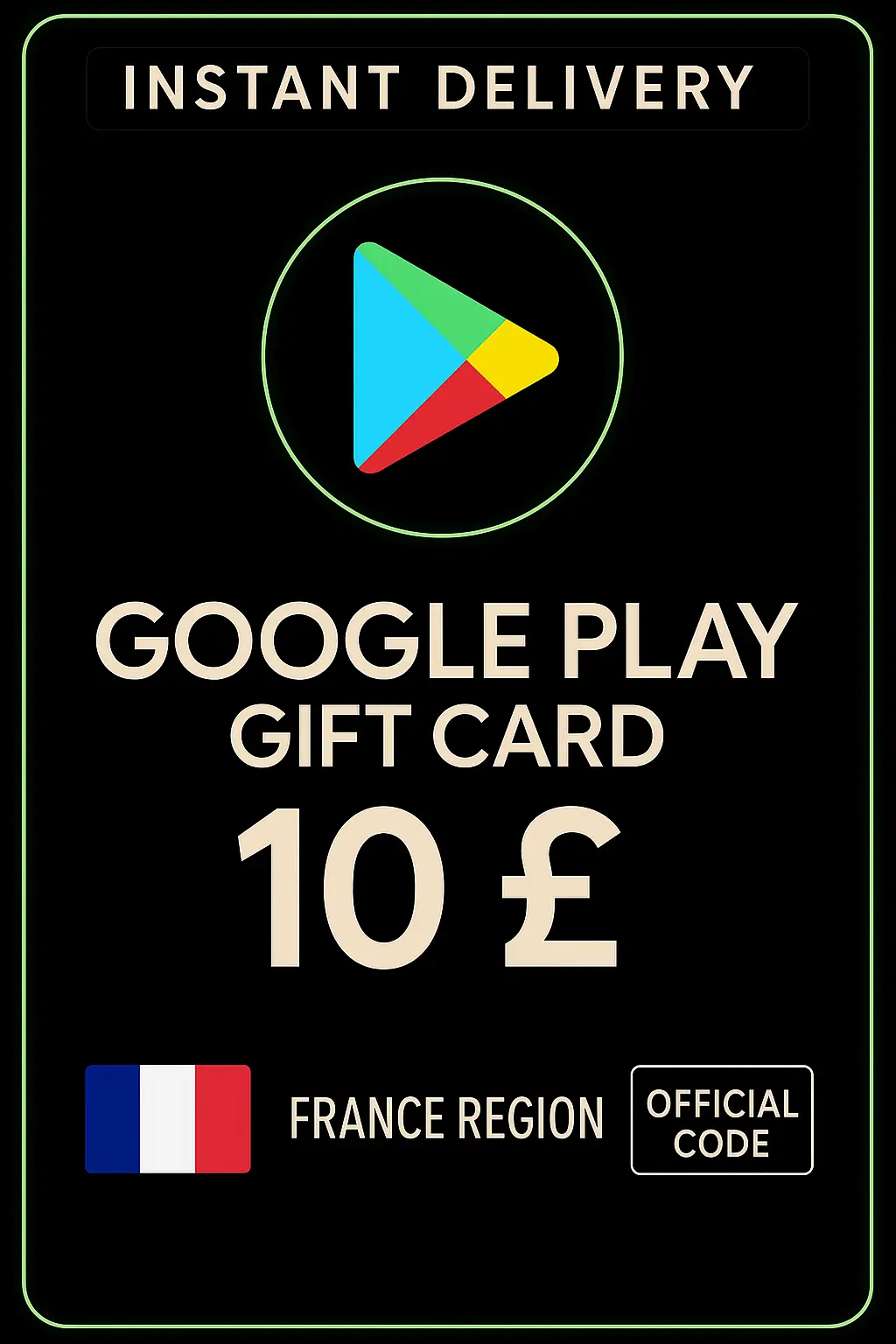 Karta podarunkowa Google Play - Francja 10 € (FR) Karta podarunkowa Google Play - Francja 10 € (FR)