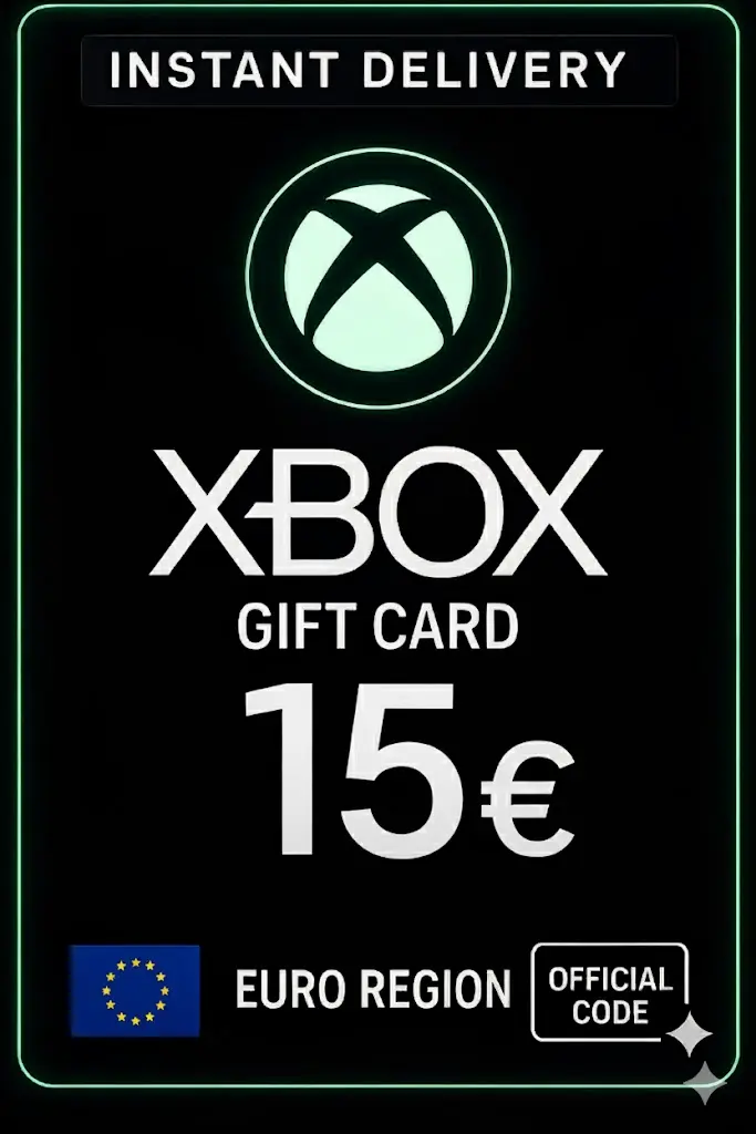 Tarjeta de regalo de Xbox Live de 15 euros Tarjeta de regalo de Xbox Live de 15 euros