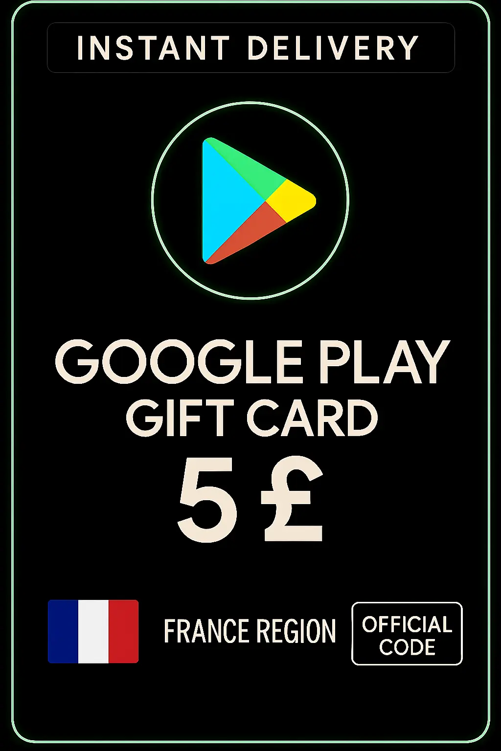 Karta podarunkowa Google Play - Francja 5 € (FR) Karta podarunkowa Google Play - Francja 5 € (FR)