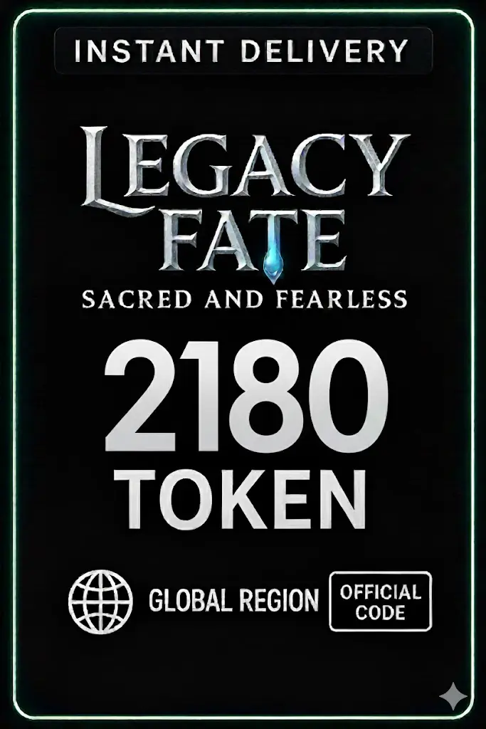 Legacy Fate: Sacred and Fearless 2180 Token Legacy Fate: Sacred and Fearless 2180 Token