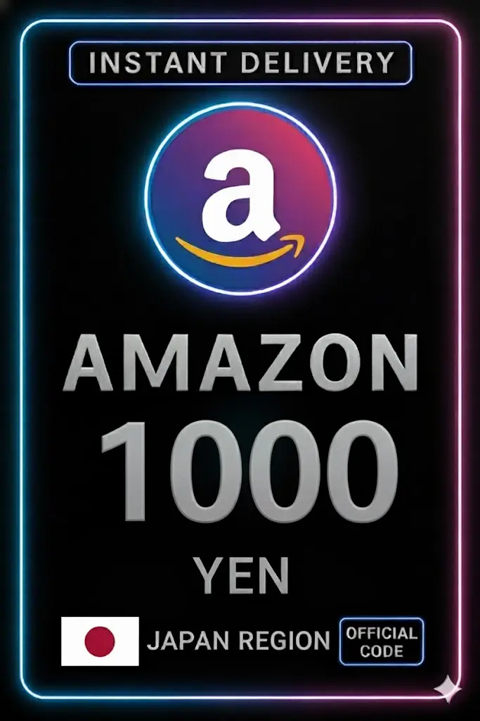Tarjeta de regalo de Amazon - Japón 1000 Yen JP Tarjeta de regalo de Amazon - Japón 1000 Yen JP