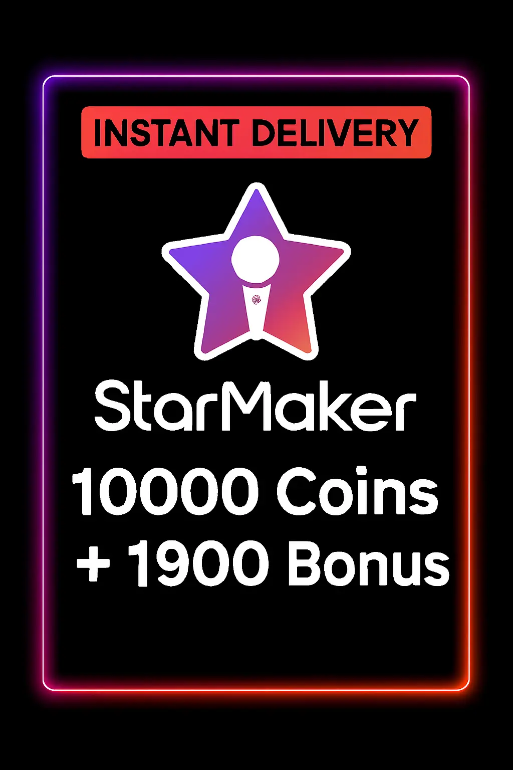 StarMaker 10000 Koin + 1900 Bonus Top Up StarMaker 10000 Koin + 1900 Bonus Top Up