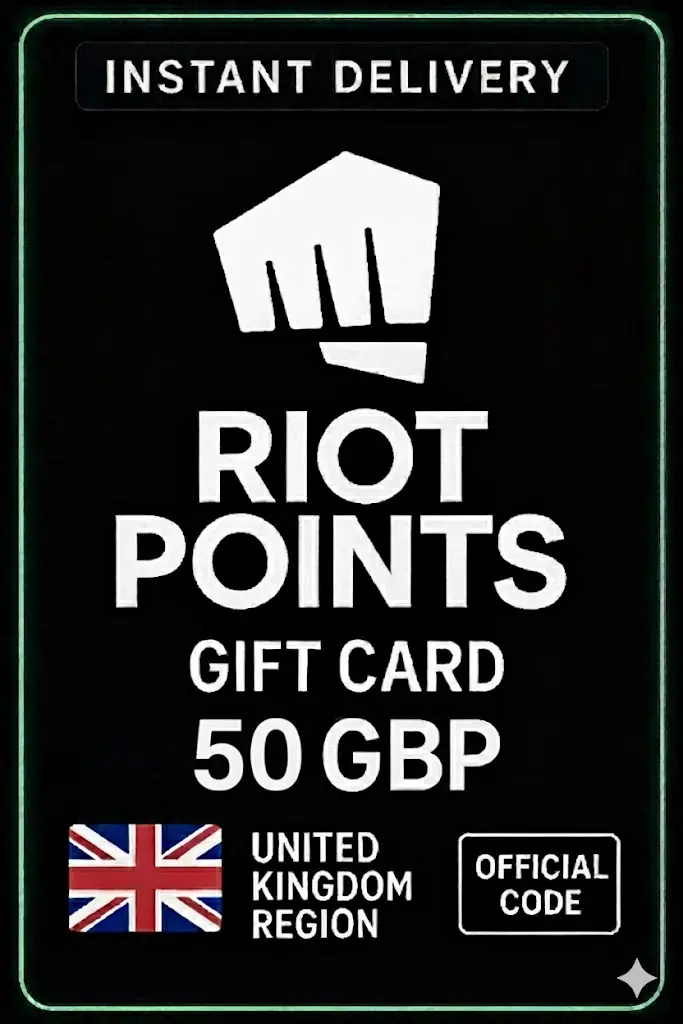Riot Points 50 GBP - (United Kingdom) Riot Points 50 GBP - (United Kingdom)