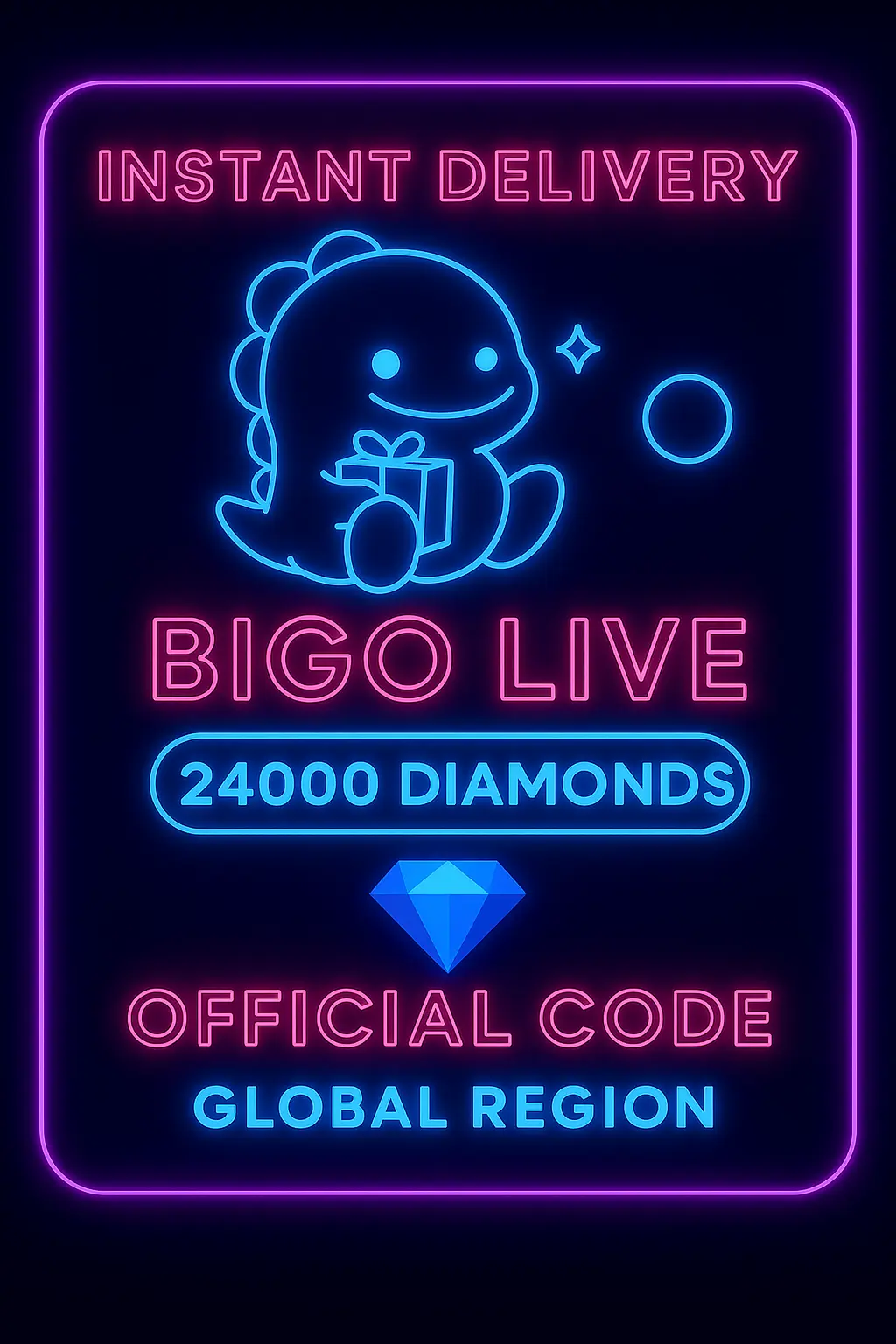 Bigo Live - 24000 다이아몬드 (전세계) Bigo Live - 24000 다이아몬드 (전세계)