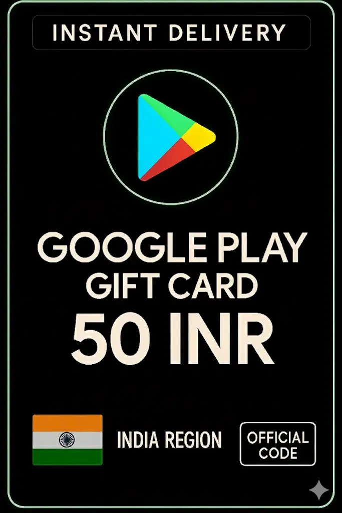 Google Play Gift Card - India INR 50 Google Play Gift Card - India INR 50