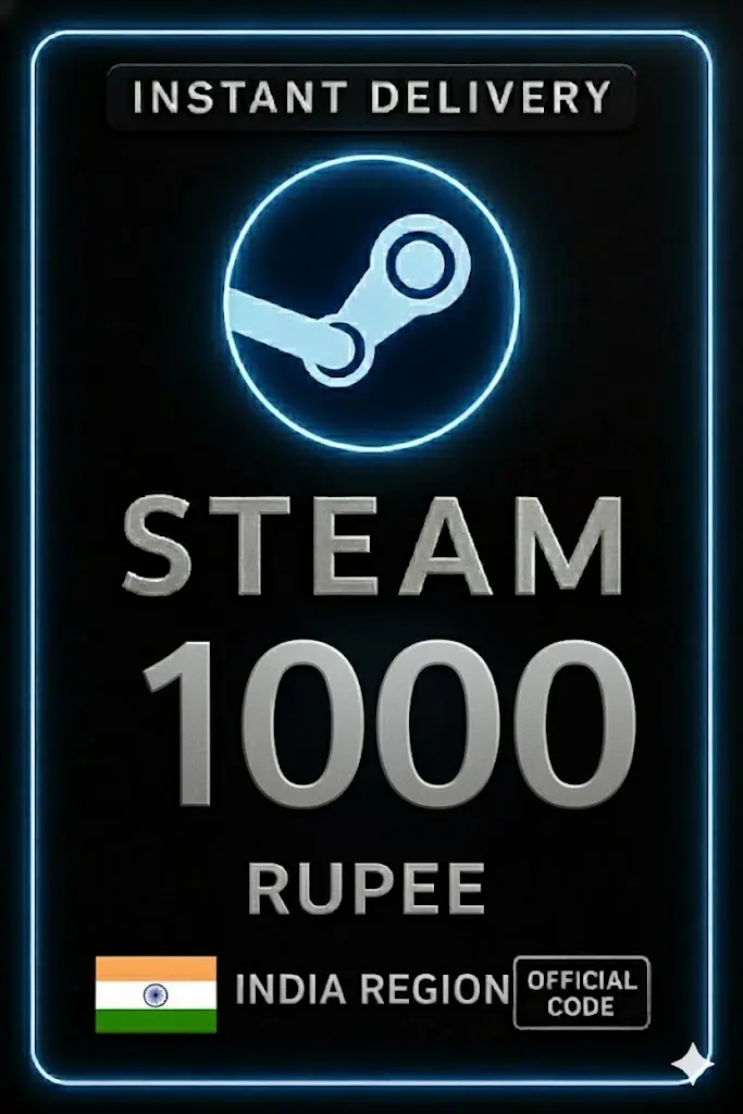 Код на Steam Wallet 1000 рупии Индия Код на Steam Wallet 1000 рупии Индия