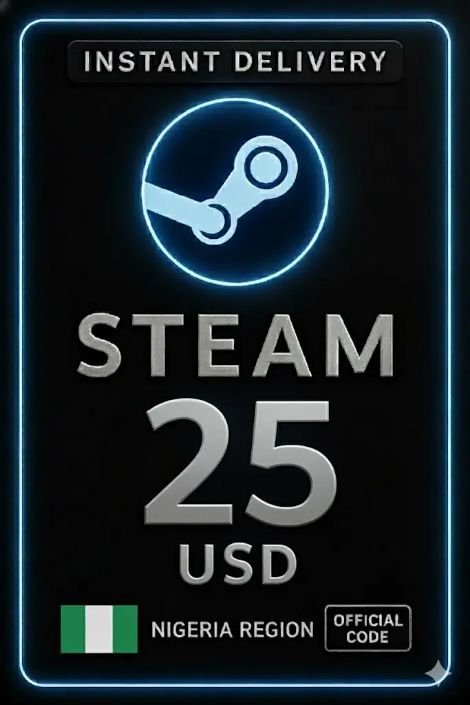 Kod portfela Steam - 25 USD (Nigeria) Kod portfela Steam - 25 USD (Nigeria)