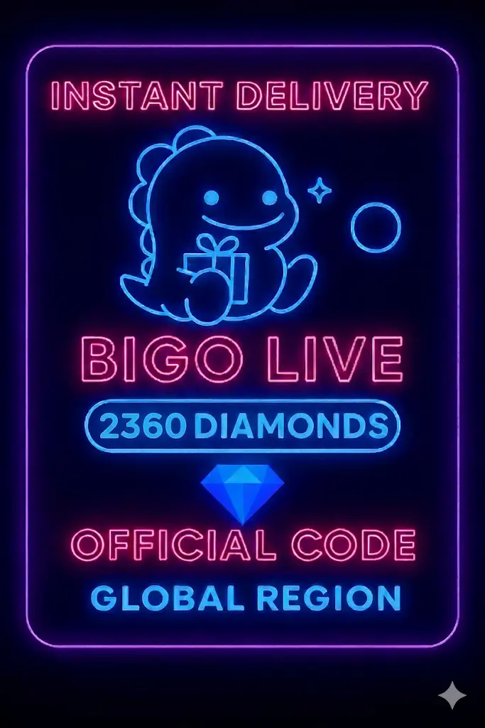 Bigo Live - 2360 다이아몬드 (글로벌) Bigo Live - 2360 다이아몬드 (글로벌)
