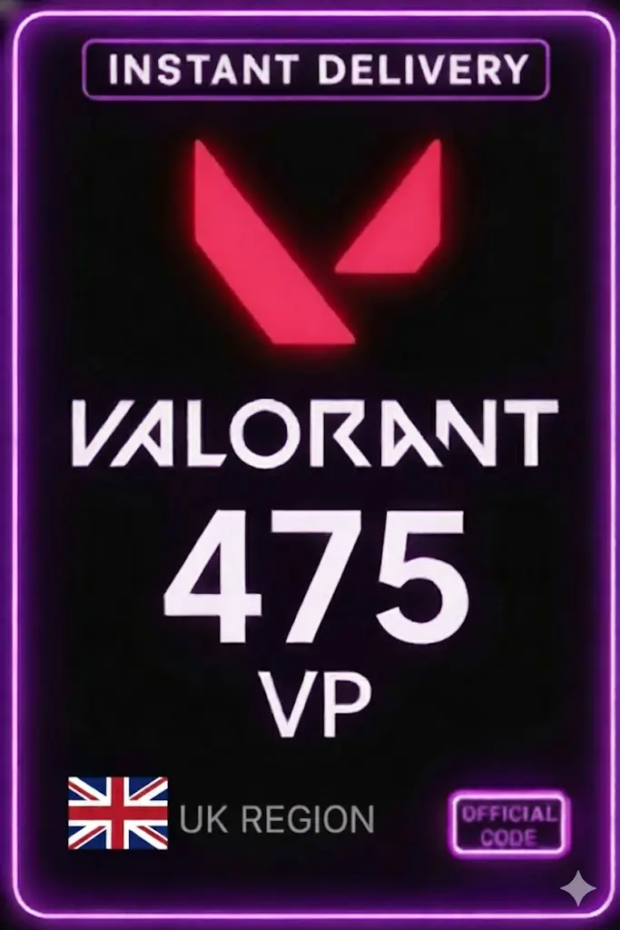 Valorant-Punkte - 475 VP (UK-Server) Valorant-Punkte - 475 VP (UK-Server)