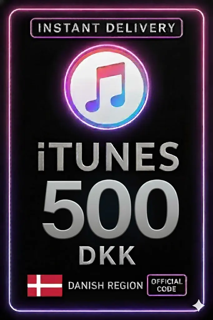 iTunes gavekort 500 DKK iTunes gavekort 500 DKK