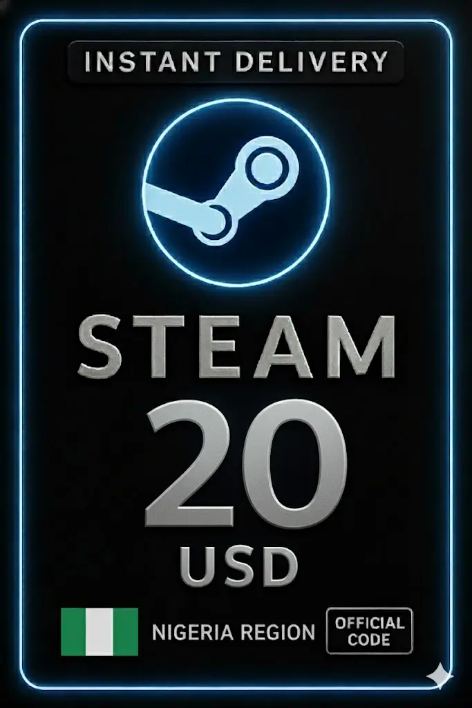 Kod portfela Steam - 20 USD (Nigeria) Kod portfela Steam - 20 USD (Nigeria)