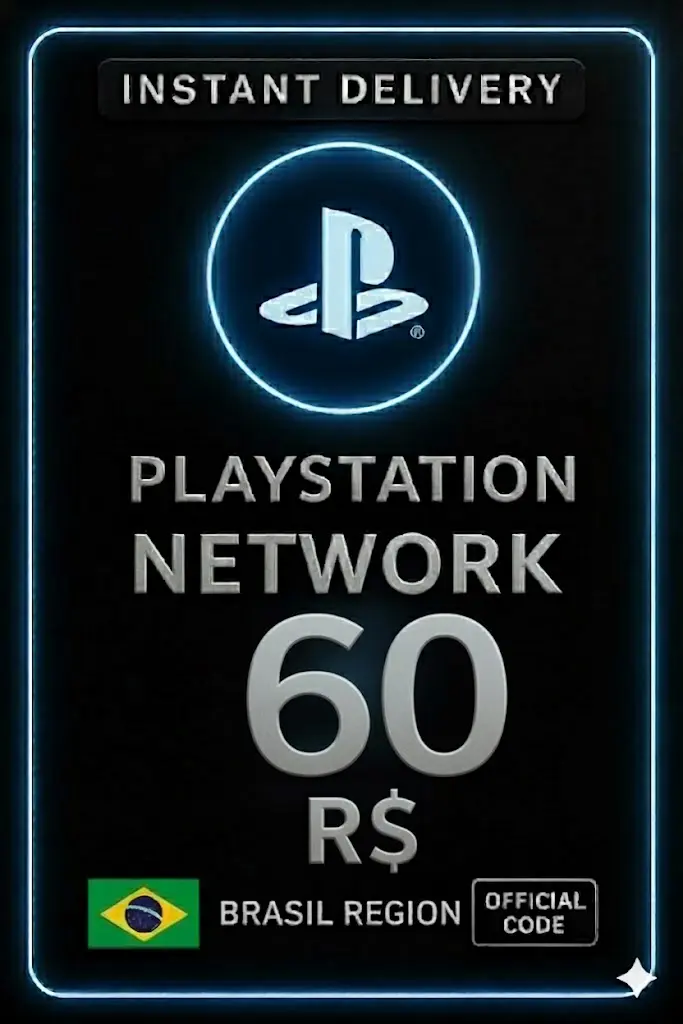 Playstation PSN Card BR - R$60 Playstation PSN Card BR - R$60