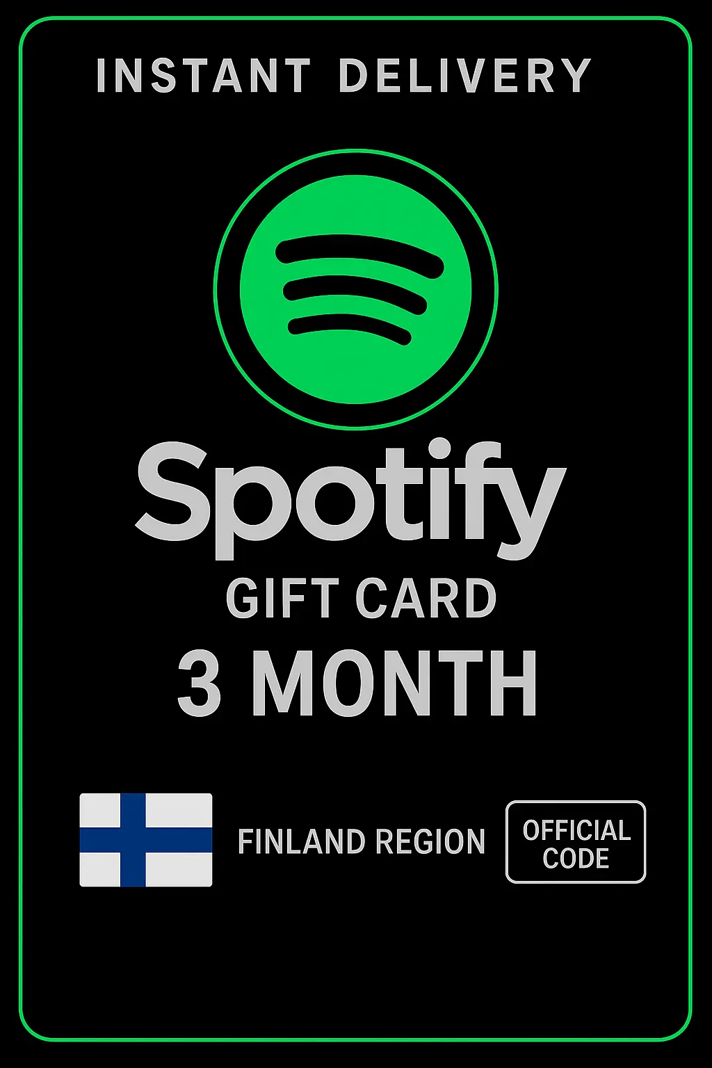Spotify Lahjakortti Suomi - 3 Kuukautta FI Spotify Lahjakortti Suomi - 3 Kuukautta FI
