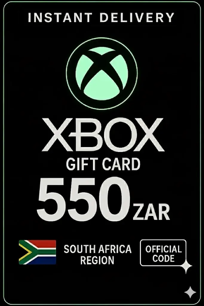 Xbox Live Gift Card 550 ZAR Wallet Xbox Live Gift Card 550 ZAR Wallet