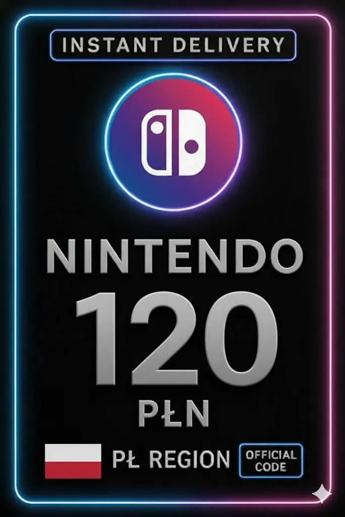 Nintendo eShop Karta Przedpłacona - 120 PLN Nintendo eShop Karta Przedpłacona - 120 PLN