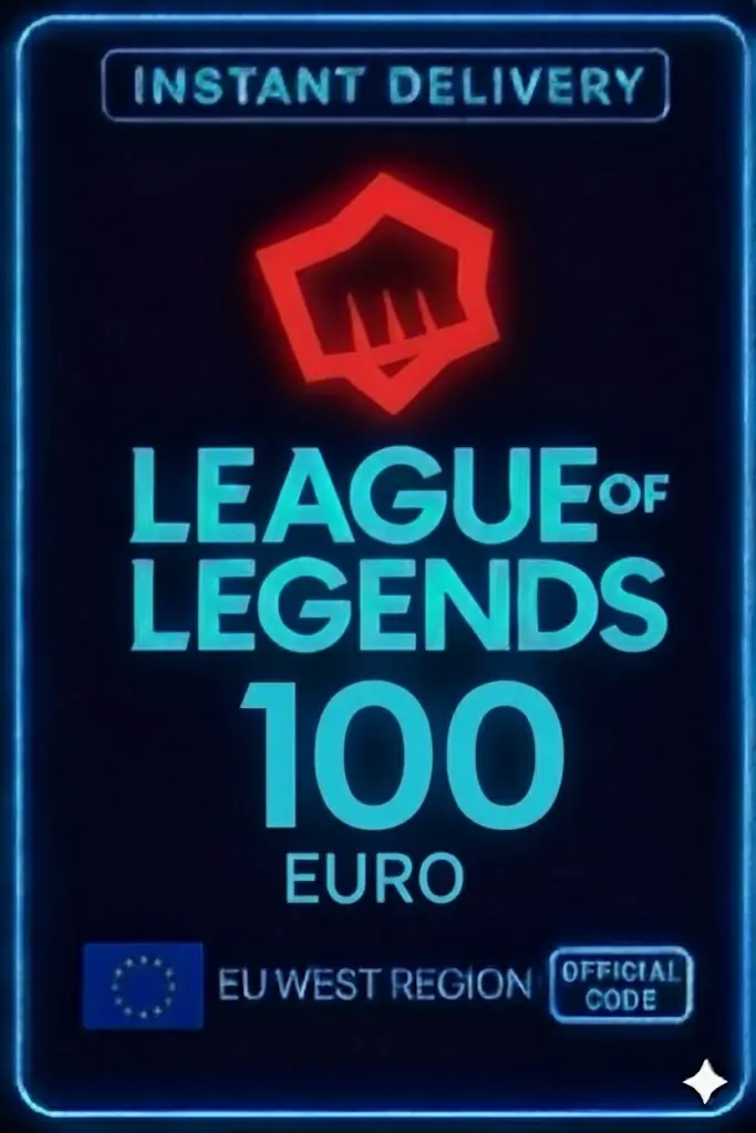 League of Legends EU West 100 EURO Riot-Punkte League of Legends EU West 100 EURO Riot-Punkte