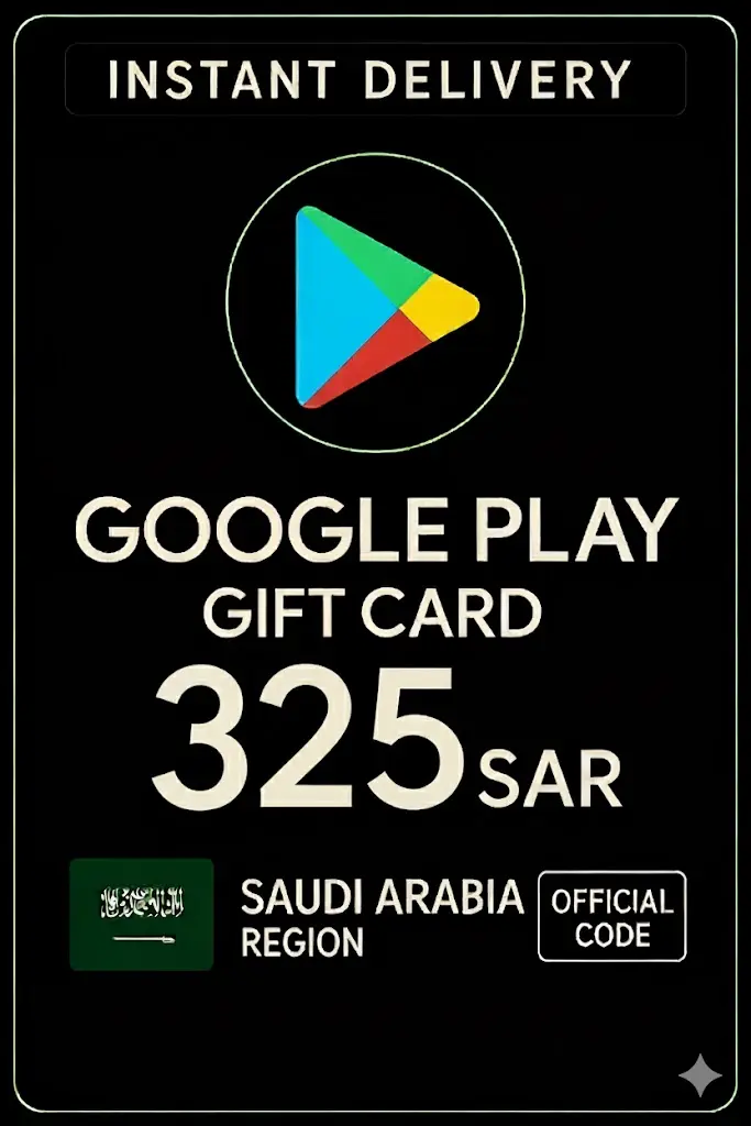 Google Play Gift Card - Saudi Arabia SAR 325 Google Play Gift Card - Saudi Arabia SAR 325