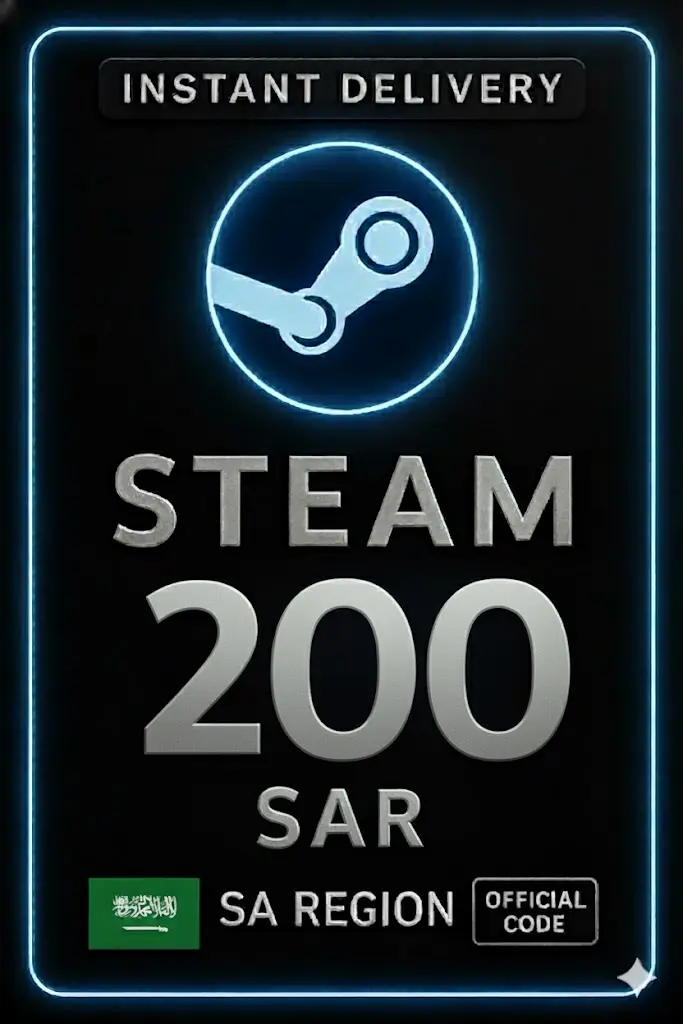 Steam Wallet Code 200 SAR (SA) Steam Wallet Code 200 SAR (SA)