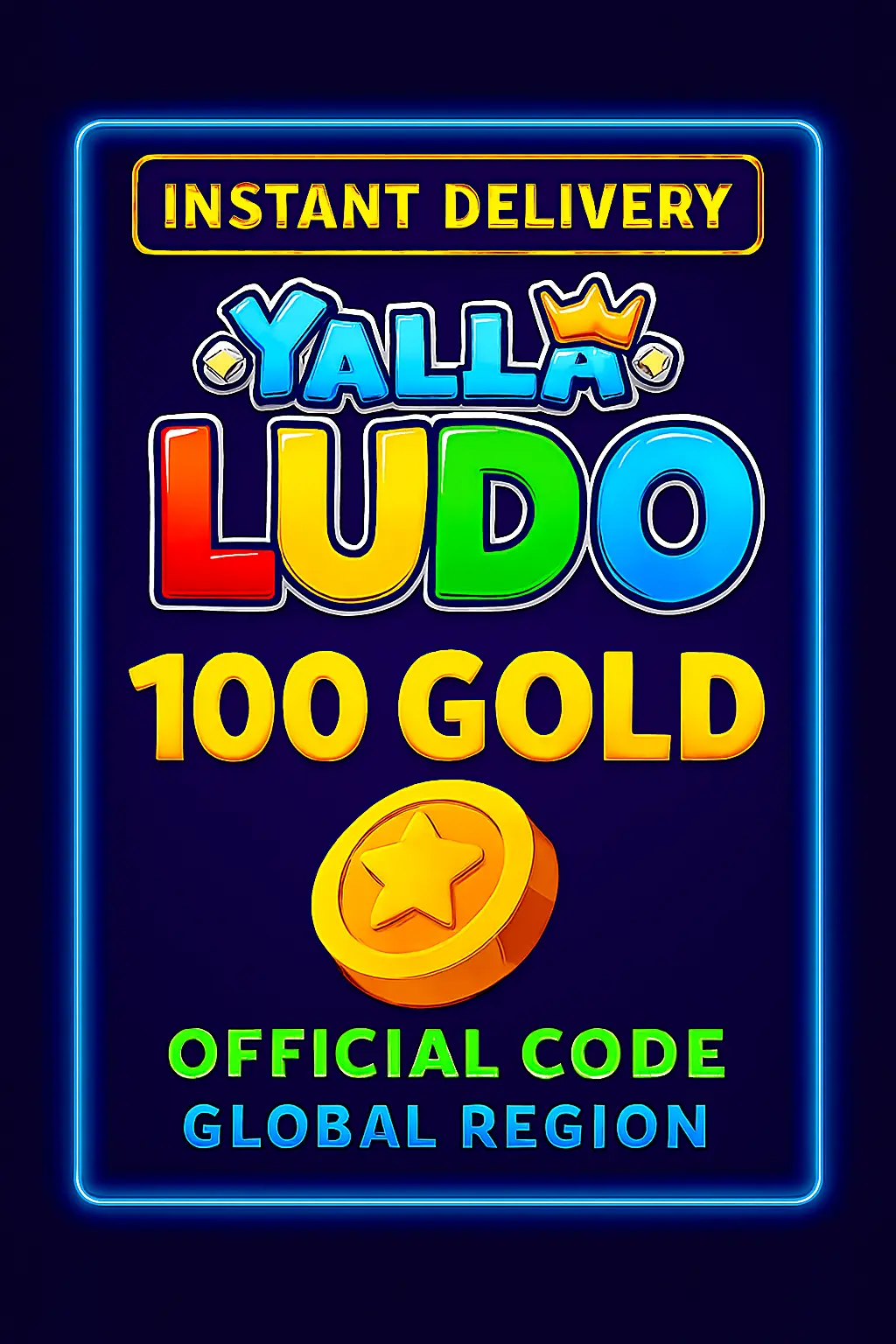 Yalla Ludo - USD 100 Zeltījums (INT) Yalla Ludo - USD 100 Zeltījums (INT)
