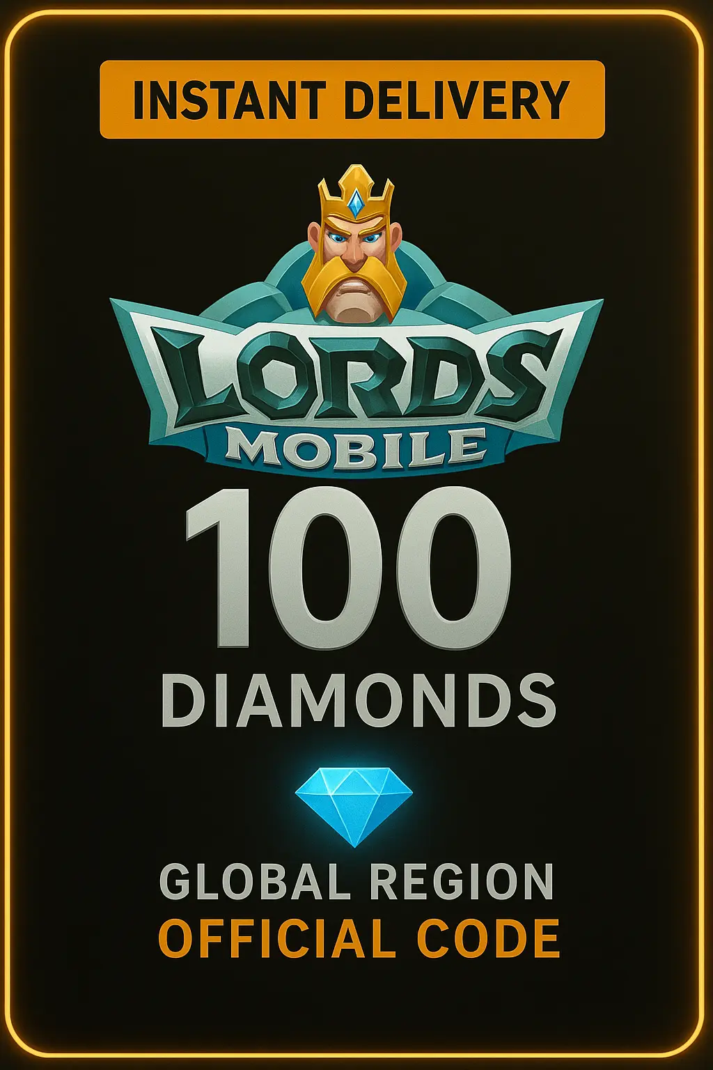 Lords Mobile - 100 Diamantes (Global) Lords Mobile - 100 Diamantes (Global)