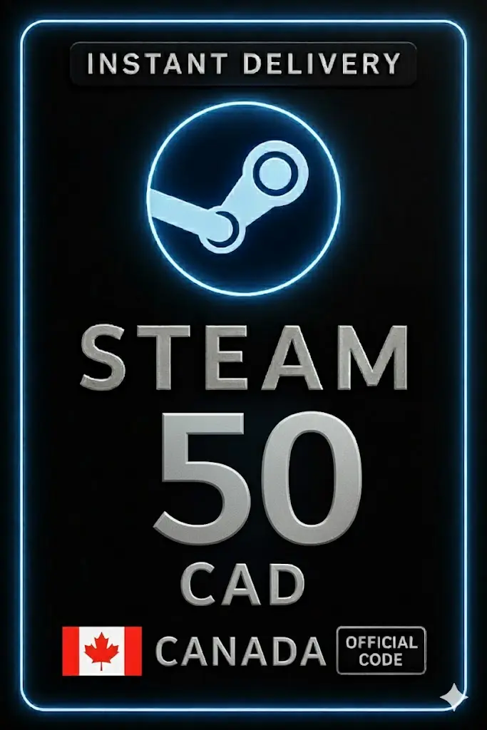 Code de portefeuille Steam CAD50 Code de portefeuille Steam CAD50