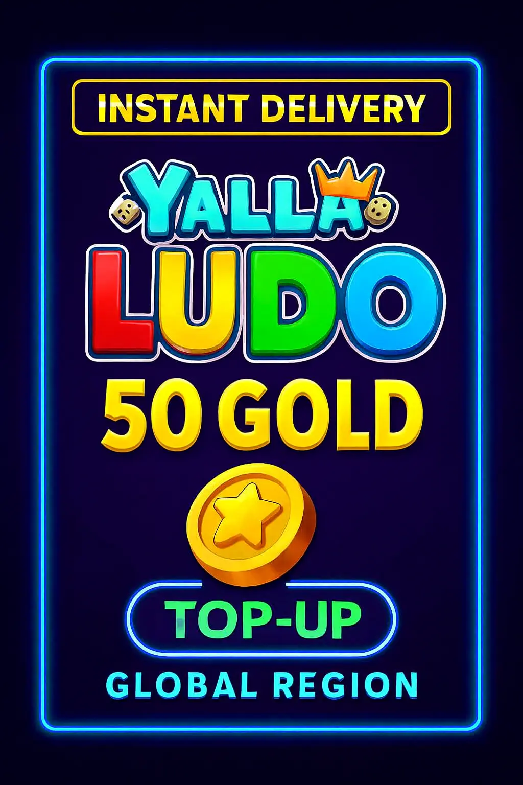 Yalla Ludo - USD 50 Oro (Recarga) Yalla Ludo - USD 50 Oro (Recarga)