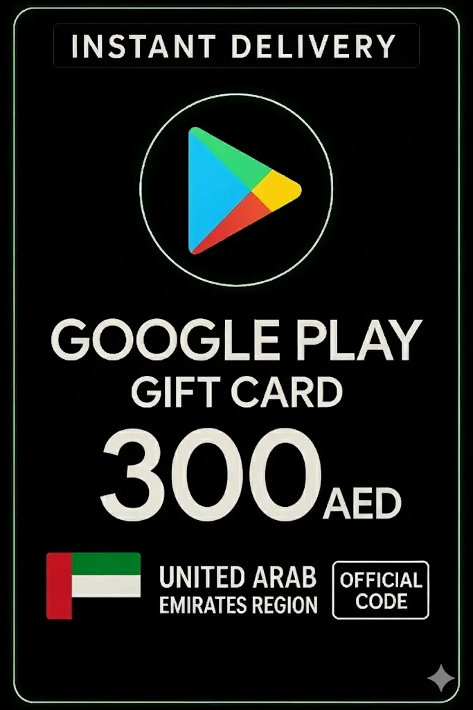 Google Play Gift Card - Arab Emirates AED 300 Google Play Gift Card - Arab Emirates AED 300