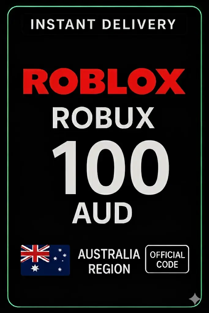 Tarjeta de juego Roblox 100 AUD (AU) Tarjeta de juego Roblox 100 AUD (AU)