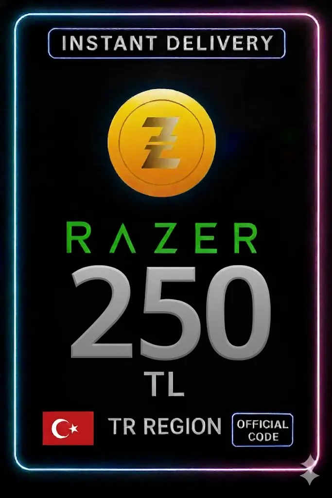 250 TL Razer Gold Pin 250 TL Razer Gold Pin