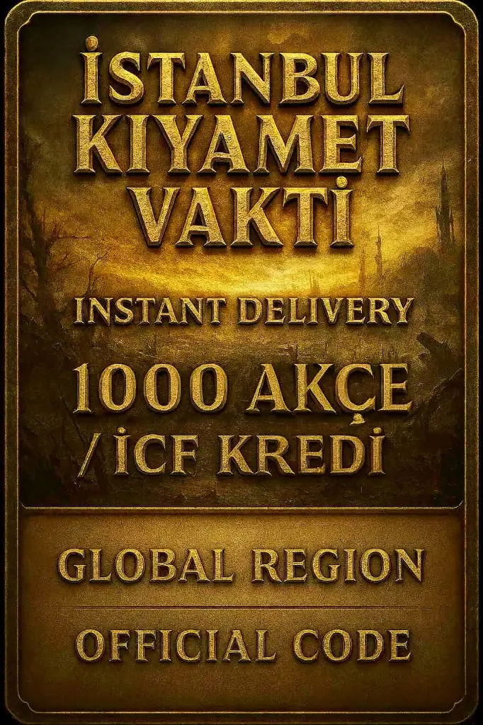 istanbul Kıyamet Vakti 1000 Akçe / ICF Kredi istanbul Kıyamet Vakti 1000 Akçe / ICF Kredi
