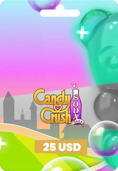 Candy Crash Saga Soda - 25$ Gold Bar Code
