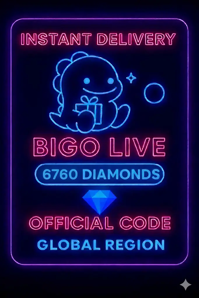 Bigo Live - 6760 다이아몬드 (글로벌) Bigo Live - 6760 다이아몬드 (글로벌)