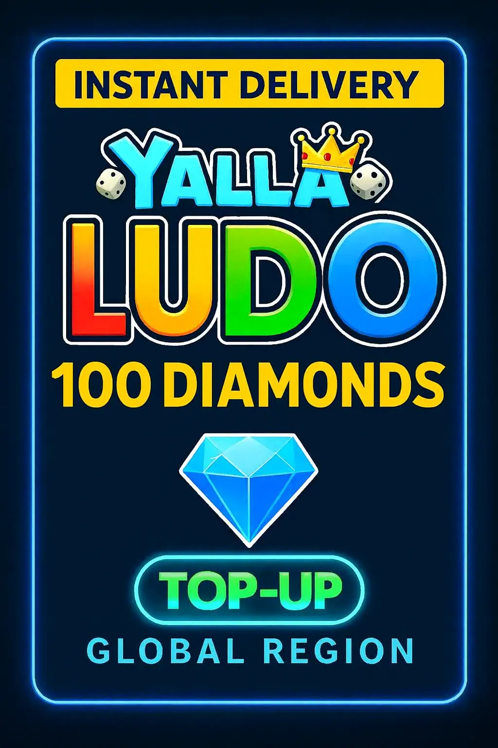 Yalla Ludo - USD 100 Diamantes (Recarga) Yalla Ludo - USD 100 Diamantes (Recarga)