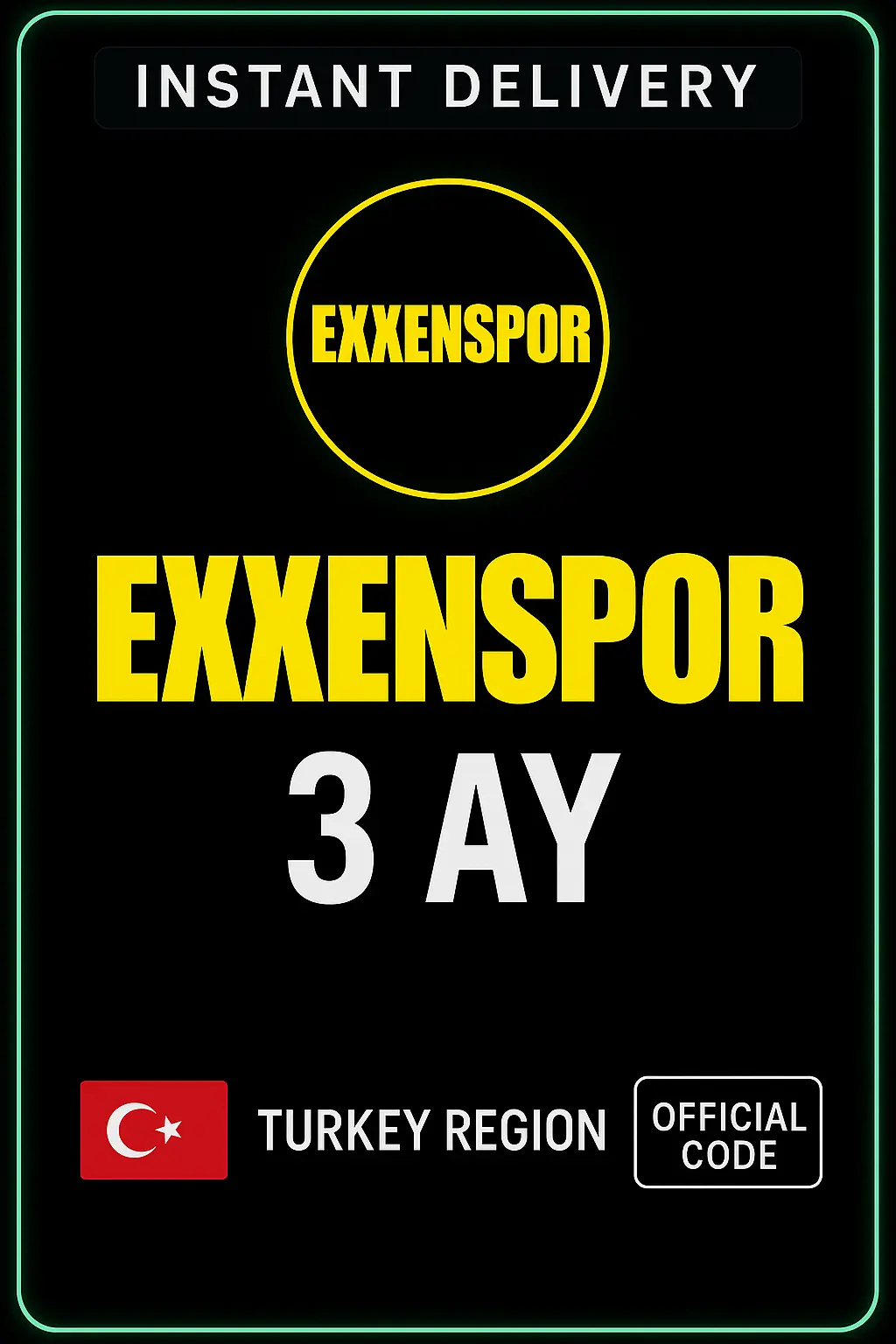 3 Aylık Exxenspor Üyeliği (Reklam Var) 3 Aylık Exxenspor Üyeliği (Reklam Var)