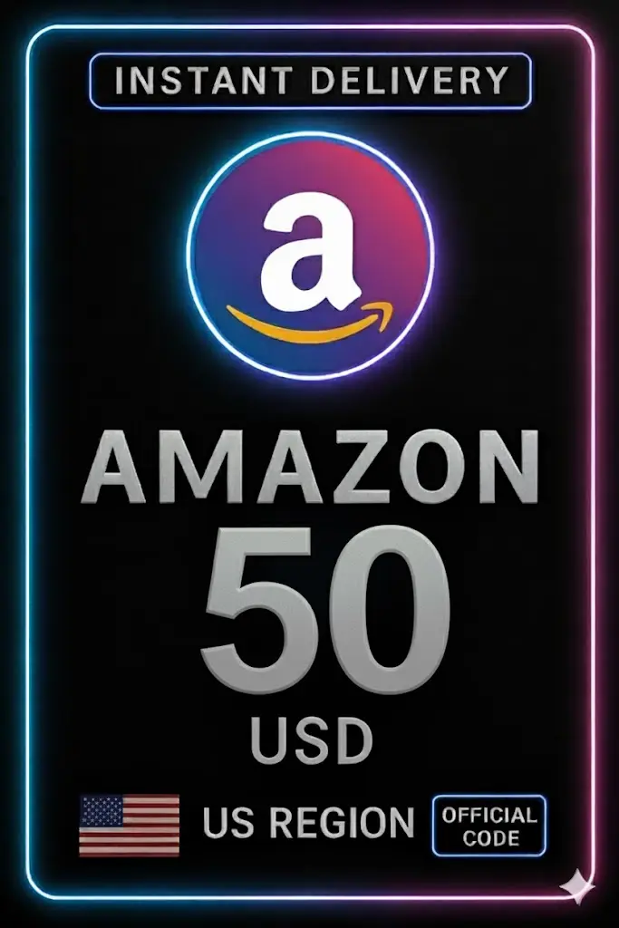 Cartão-presente Amazon.com de $50 EUA Cartão-presente Amazon.com de $50 EUA
