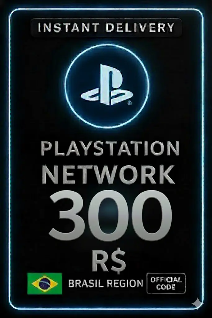 Playstation PSN Card BR - R$300 Playstation PSN Card BR - R$300