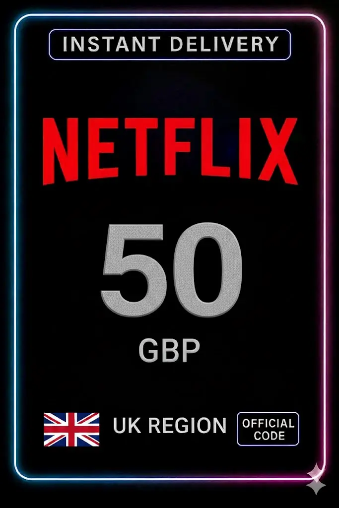 Netflix Gift Card 50 GBP UK Netflix Gift Card 50 GBP UK