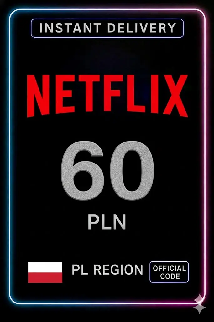 Karta podarunkowa Netflix 60 PLN Karta podarunkowa Netflix 60 PLN