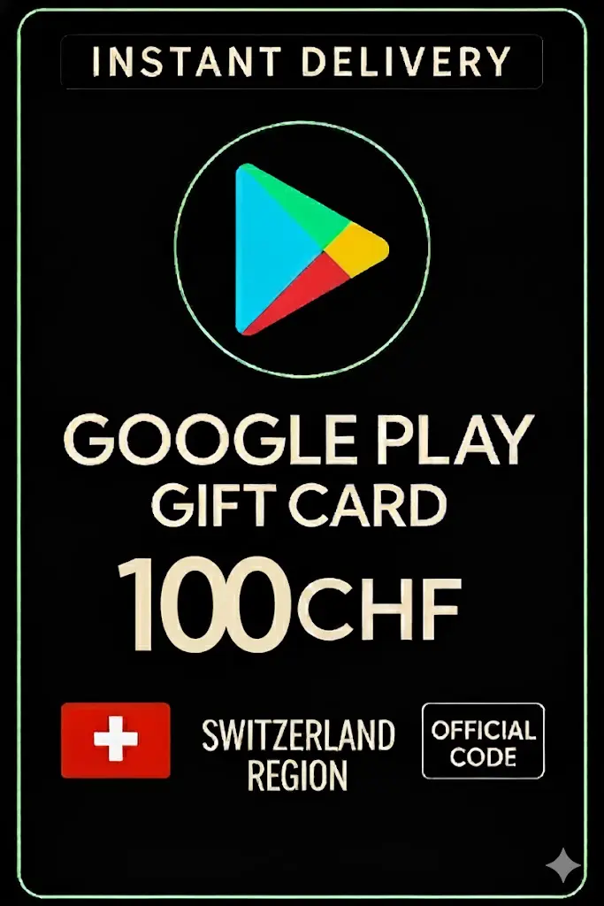 Google Play Gift Card - Switzerland CHF 100 Google Play Gift Card - Switzerland CHF 100