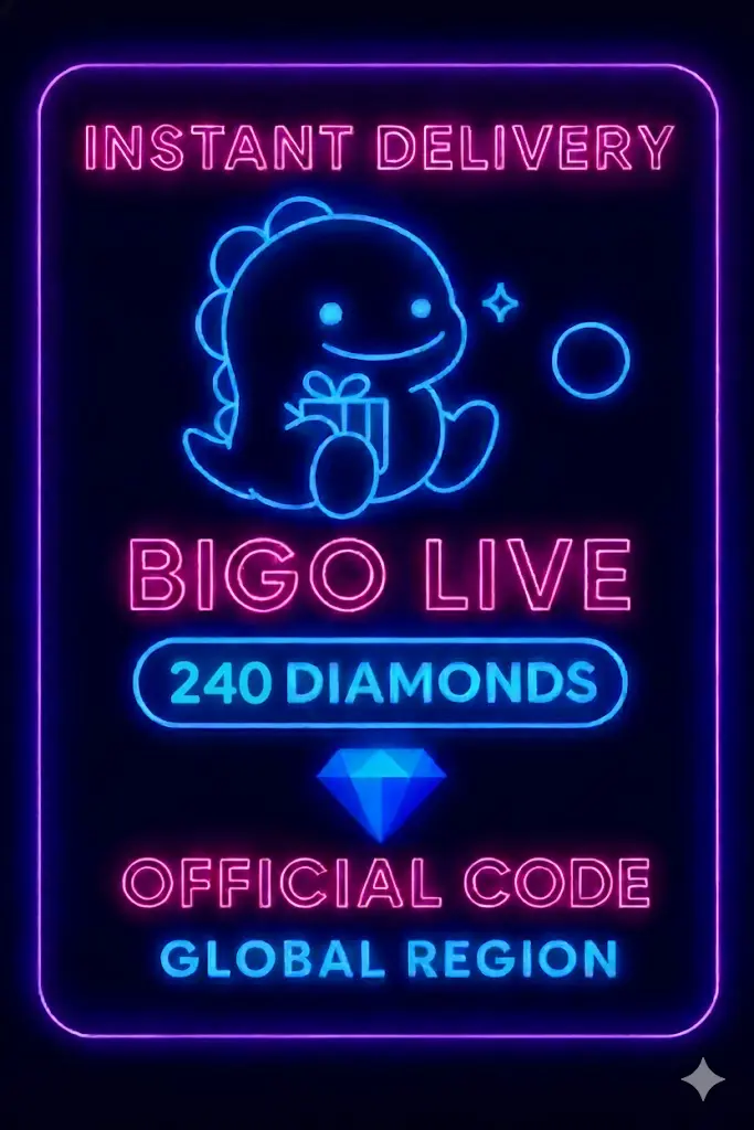 Bigo Live - 240 다이아몬드 (글로벌) Bigo Live - 240 다이아몬드 (글로벌)