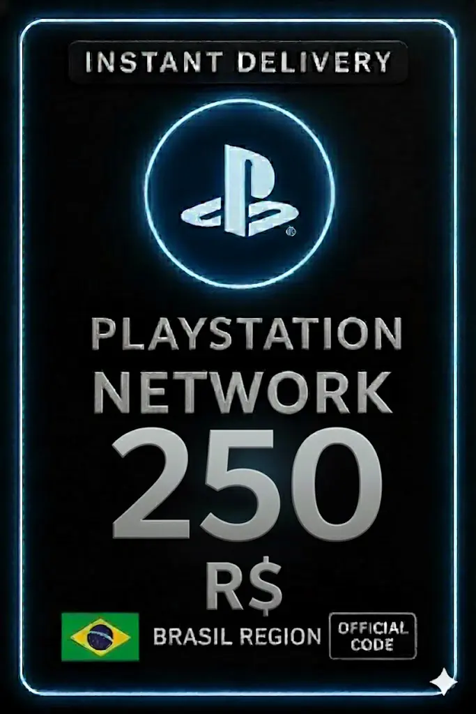 Playstation PSN Card BR - R$250 Playstation PSN Card BR - R$250