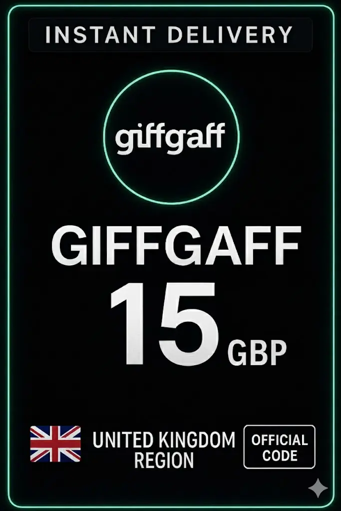 giffgaff Aufladungs-Gutschein - 15 GBP giffgaff Aufladungs-Gutschein - 15 GBP