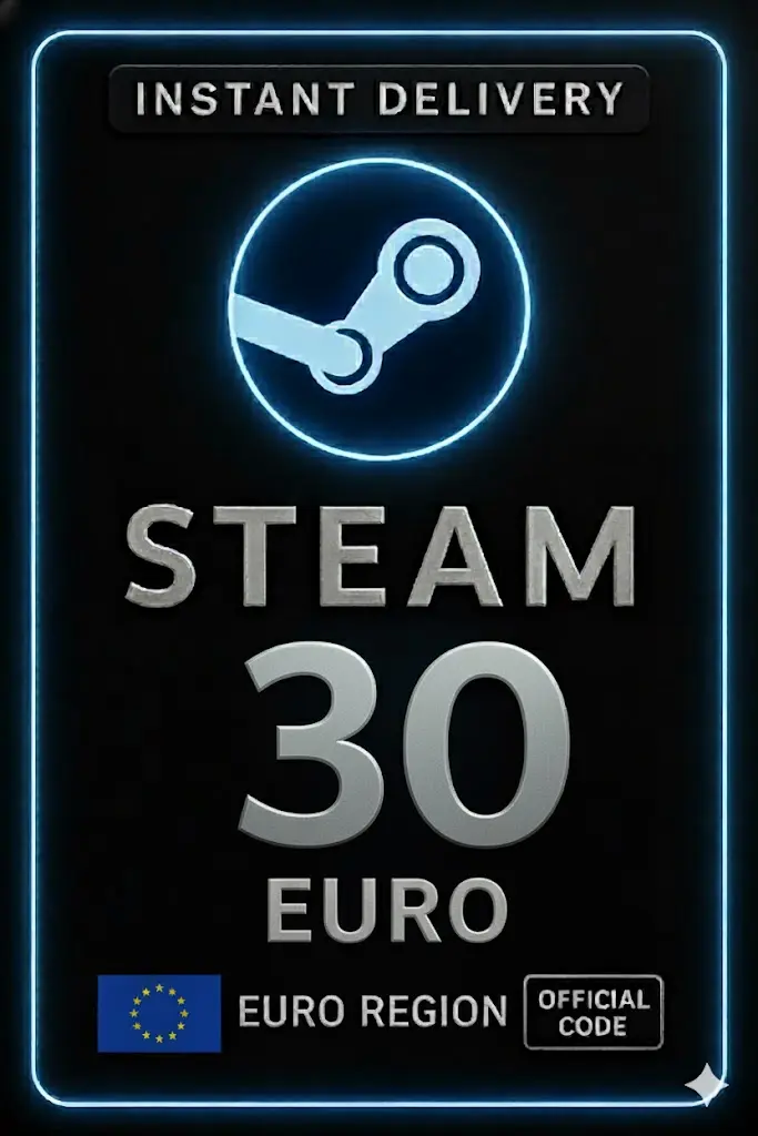 Steam Wallet 30 Euro Steam Wallet 30 Euro