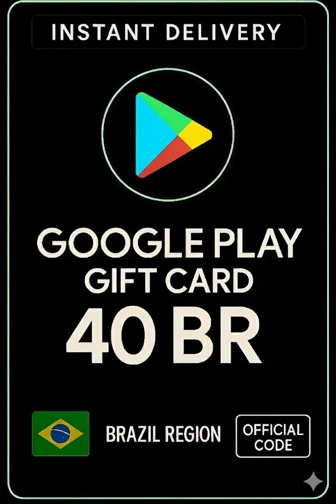 Google Play Gift Card - Brasil BR 40 Google Play Gift Card - Brasil BR 40