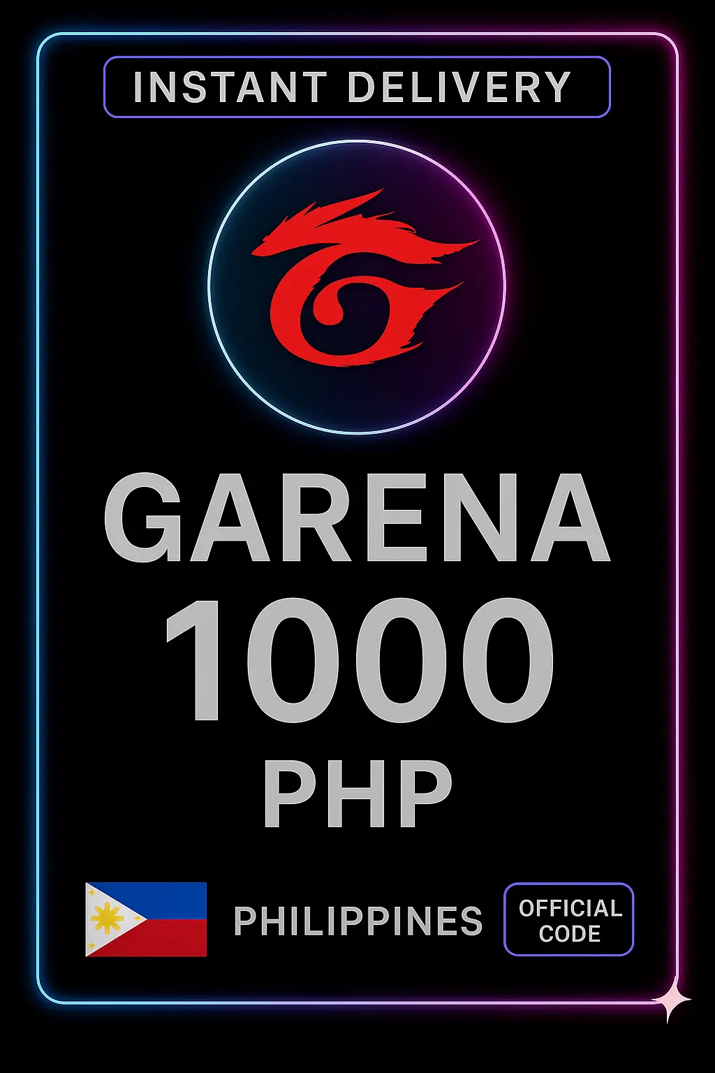 Garena Shells 1000 Peso (PH) Garena Shells 1000 Peso (PH)