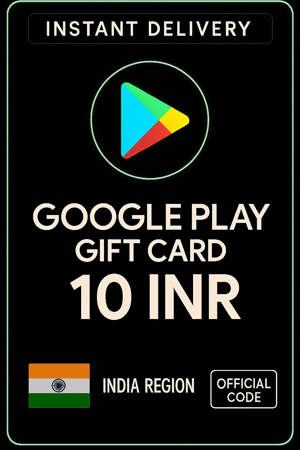 Google Play Gift Card - India INR 10 Google Play Gift Card - India INR 10